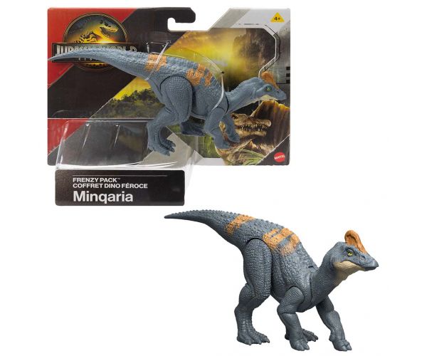 Jurassic World: Pachet Frenzy Renașterea Minqaria figurine dinozaur – Mattel