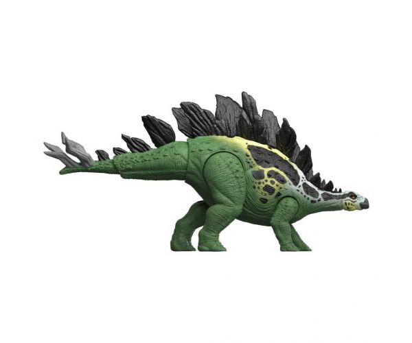Jurassic World: Stegosaurus atacator uriaș, dinozaur cu sunet - Mattel