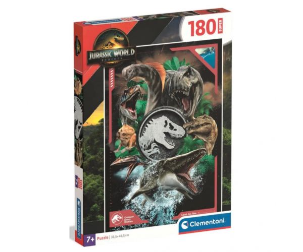 Jurassic World Super puzzle de 180 piese - Clementoni