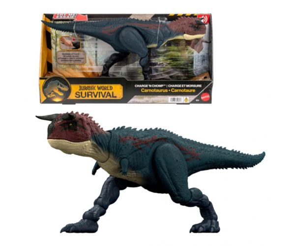 Jurassic World: figurina de dinozaur Carnotaurus - Mattel