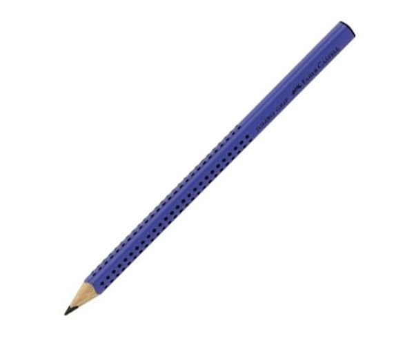 Jumbo Grip creion grafit B albastru - Faber-Castell