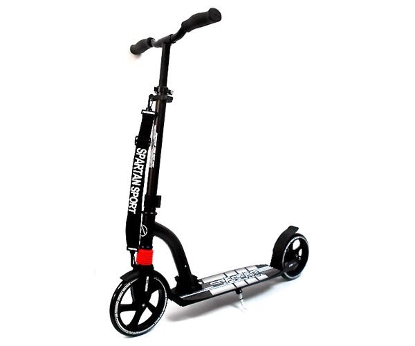 Jumbo III dupla felfüggesztésű roller fekete színben - Spartan