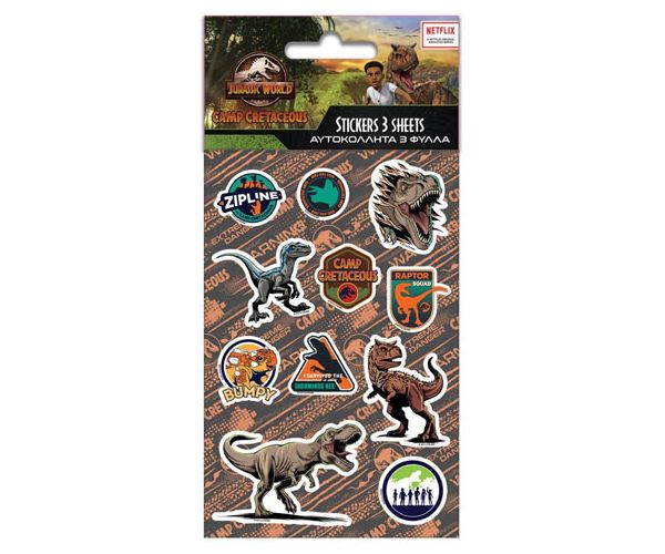 Jurassic World: Camp Cretaceous set abtibild 8x12cm 5 foi