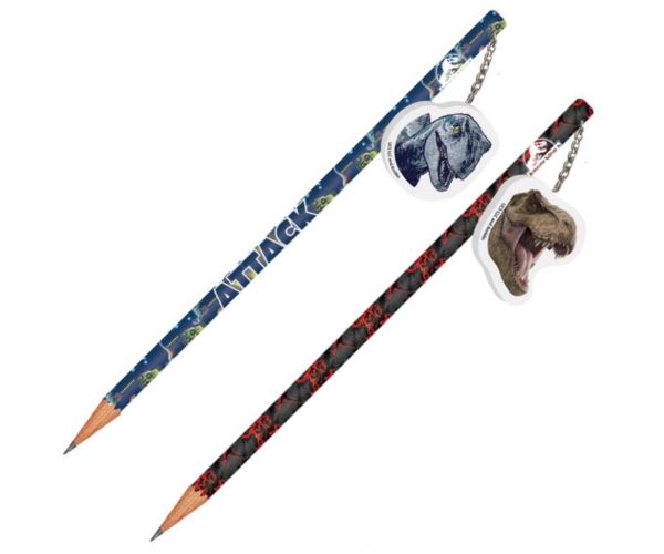 Jurassic World grafit ceruza radírral több változatban 1db