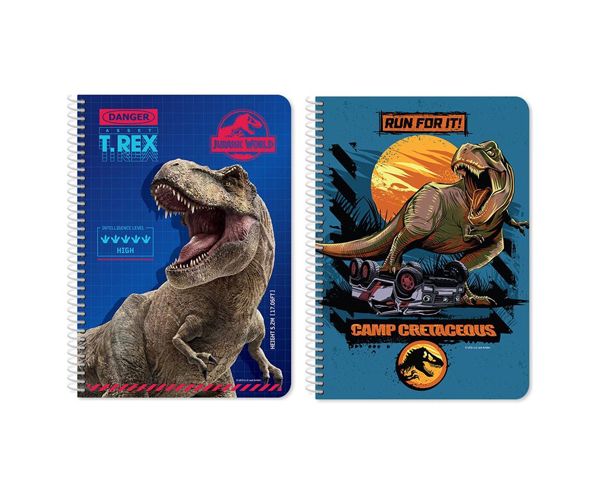 Jurassic World - T-rex jegyzetfüzet kétféle változatban A4 60lapos