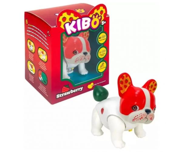 Kaboom Kibo - bulldog francez interactiv: Căpșună