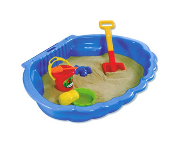 Piscină nisip în formă de scoică - D. Toys