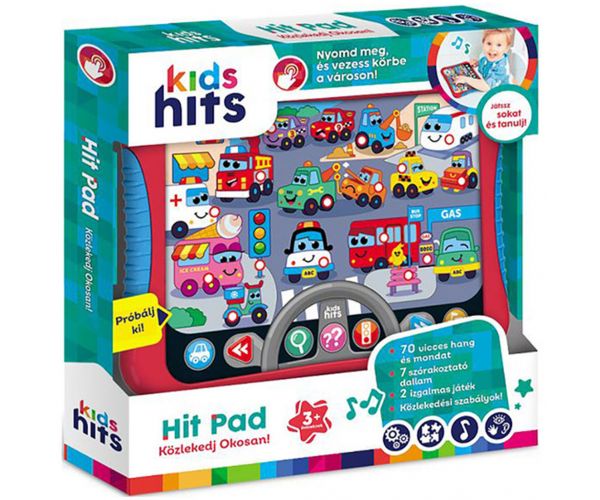 Kids Hits: Hit Pad - Közlekedj okosan! interaktív tanulójáték