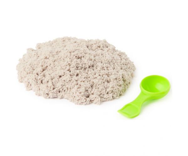 Kinetic Sand: Cutie de înghețată cu nisip modelabil alb - Spin Master