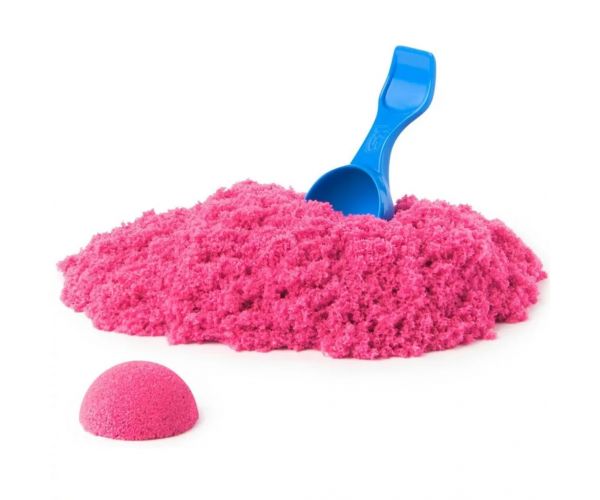 Kinetic Sand: Cutie de înghețată cu nisip modelator roz - Spin Master