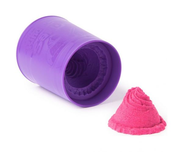 Kinetic Sand: Cutie de înghețată cu nisip modelator roz - Spin Master