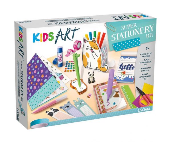 Kids Art: Super Set de Papetărie kit creativ de joacă - Lisciani