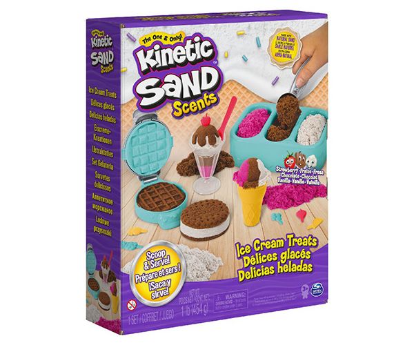 Kinetic Sand: Scents plastilină nisip set de făcut înghețată 454g - Spin Master