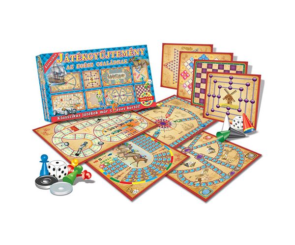 Klasszikus játékgyűjtemény az egész családnak - D-Toys