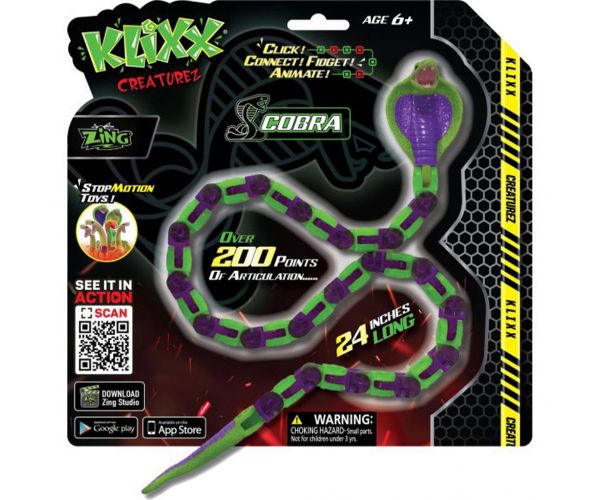 Klixx Creaturez: Cobra în mai multe variante