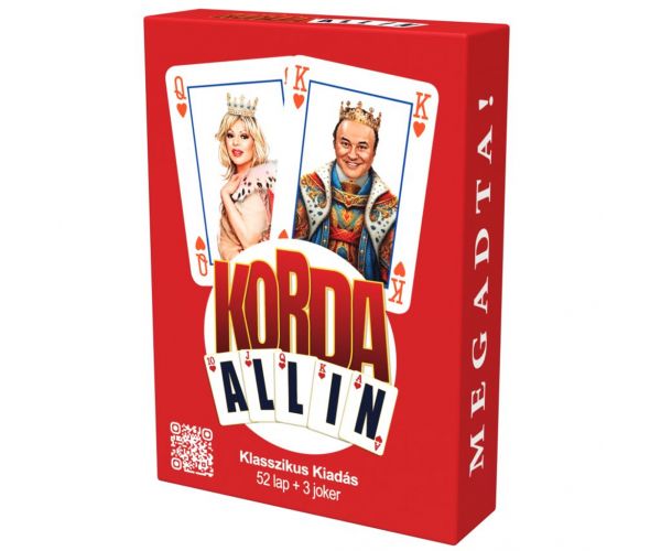 Korda All-in Clasic pachet de cărți franțuzești (52 de cărți + 3 Joker)