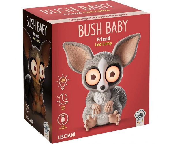 Lămpuță de veghe cu LED Rainy Days Bush Baby - Lisciani