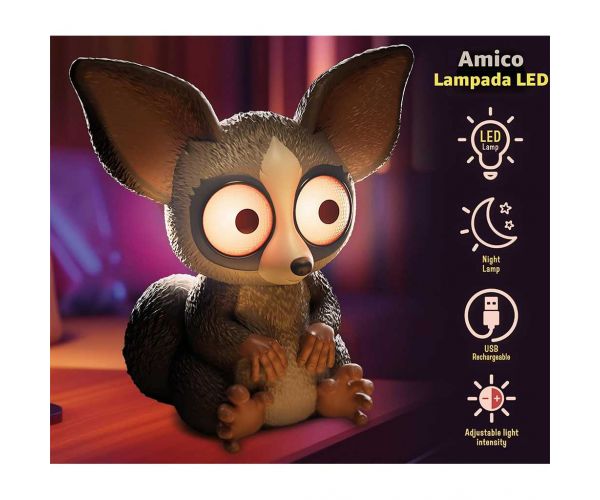 Lămpuță de veghe cu LED Rainy Days Bush Baby - Lisciani