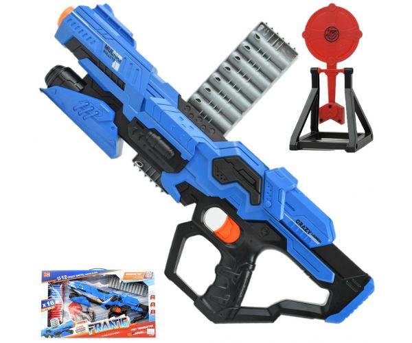 Lansator Frantic: Armă manuală de lansat bureți cu țintă și proiectile, 49 cm.