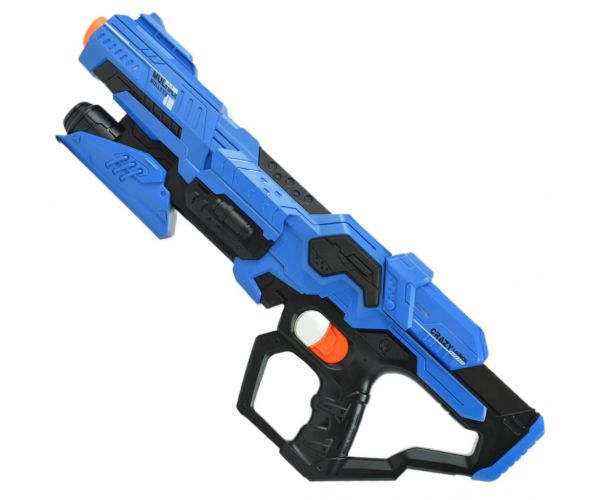 Frantic Launcher: Manuális szivacslövő fegyver céltáblával és töltényekkel 49cm