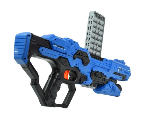 Frantic Launcher: Manuális szivacslövő fegyver céltáblával és töltényekkel 49cm