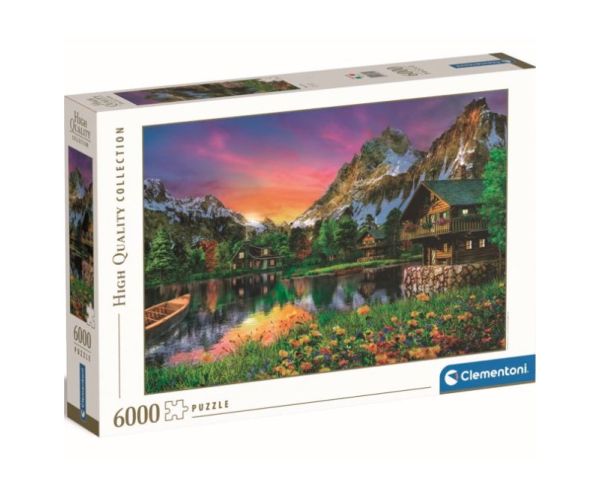 Lac alpin HQC 6000 bucăți puzzle - Clementoni