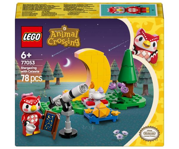 LEGO® Animal Crossing™: Privitul stelelor cu Celeste (77053)