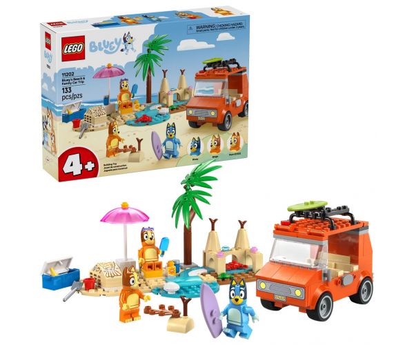 LEGO® Bluey™: Bluey és családja a tengerpartra utazik (11202L)