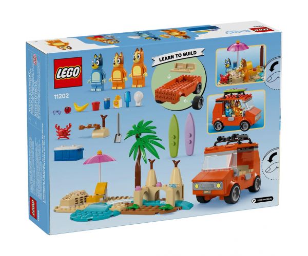 LEGO® Bluey™: Bluey és családja a tengerpartra utazik (11202L)