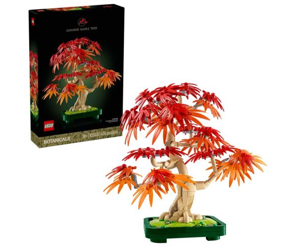 LEGO® Botanicals: Bonsai de arțar japonez cu frunze roșii (10348)