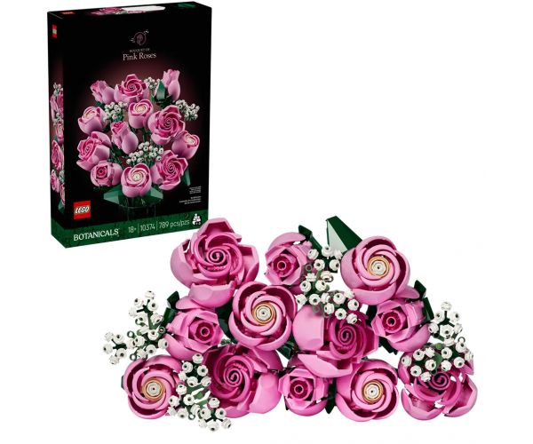 LEGO® Botanicals: Buchet de trandafiri roz (10374)
