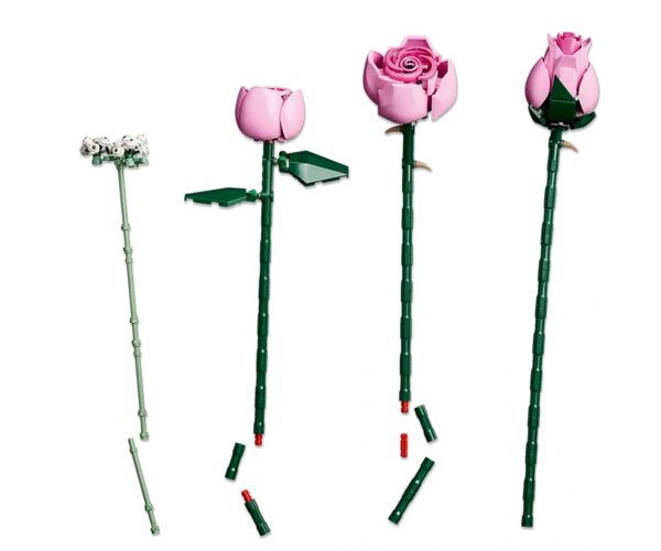 LEGO® Botanicals: Buchet de trandafiri roz (10374)