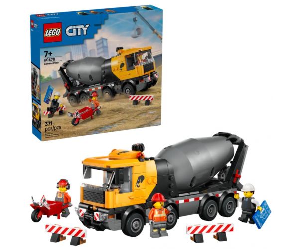 LEGO® City: Camion betonieră (60478)