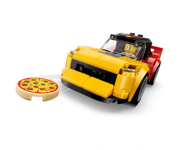 LEGO® City: Pizzerie cu vehicule de livrare (60496)