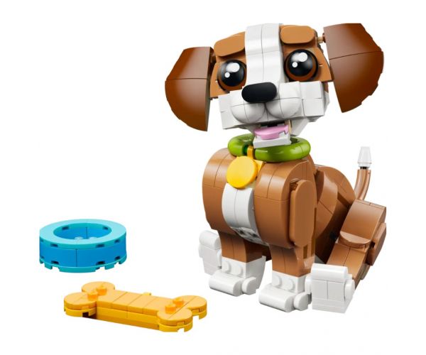 LEGO® Creator: Animale drăguțe: Cățeluș jucăuș (31382)