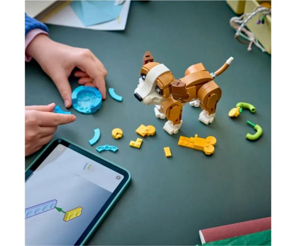 LEGO® Creator: Animale drăguțe: Cățeluș jucăuș (31382)