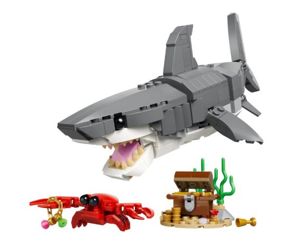 LEGO® Creator: Rechin periculos cu un cufăr de comori (31381)
