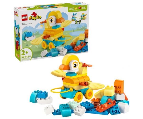 LEGO® DUPLO®: 3 az 1-ben guruló állatok (10448)