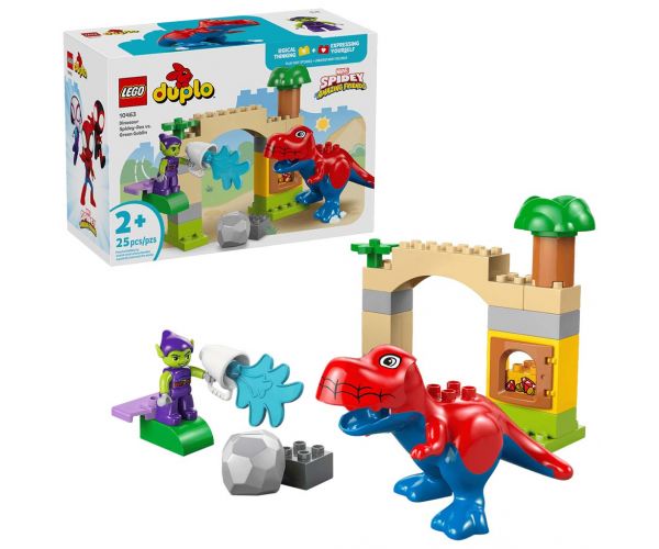 LEGO® DUPLO®: Dinozaur Spidey-Rex vs. Goblinul Verde (10463)
