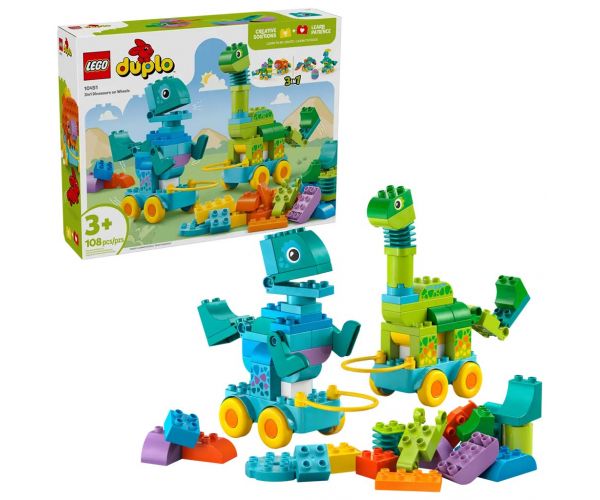 LEGO® DUPLO®: 3 az 1-ben guruló dinók (10451)