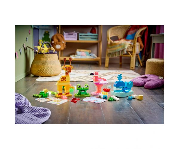 LEGO® DUPLO®: Jucărie de construcție cu animale (10472)