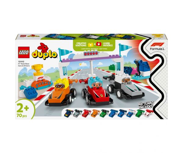 LEGO® DUPLO®: Mașini de curse F1® și piloți (10445)