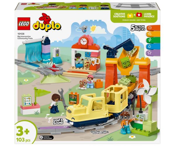 LEGO® DUPLO®: Tren mare interactiv (10428)