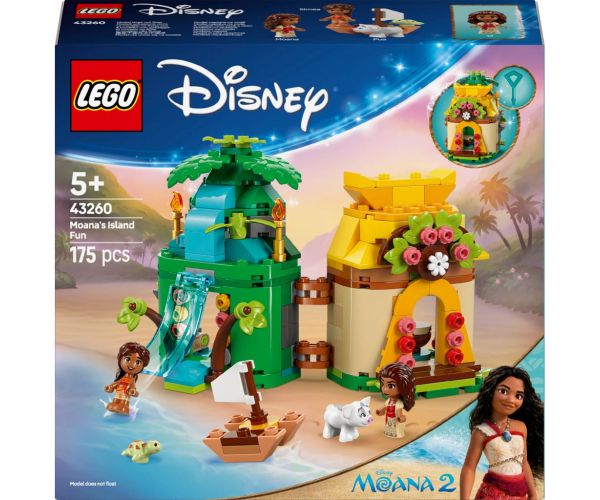 LEGO® Disney: Aventurile vesele ale Vaianei pe insulă (43260)