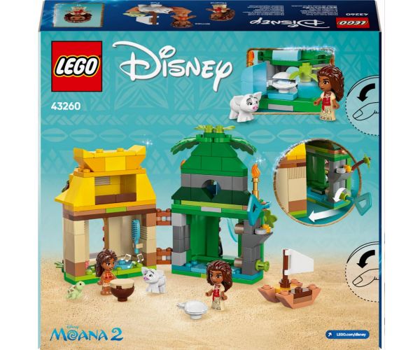 LEGO® Disney: Vaiana vidám kalandjai a szigeten (43260)