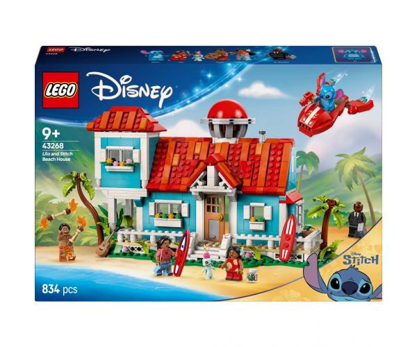 LEGO® Disney: Casa de plajă Lilo și Stitch (43268)