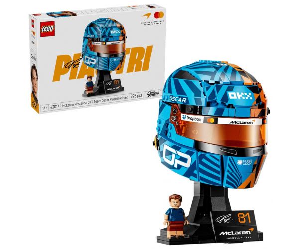 LEGO® Editions: Casca lui Oscar Piastri de la McLaren Mastercard F1® Team (43017)