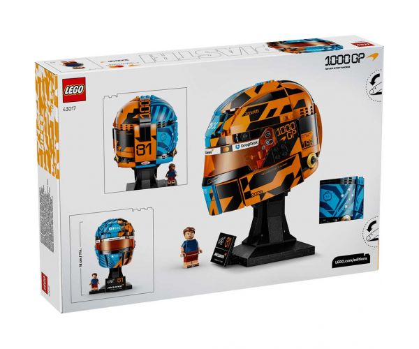 LEGO® Editions: Casca lui Oscar Piastri de la McLaren Mastercard F1® Team (43017)