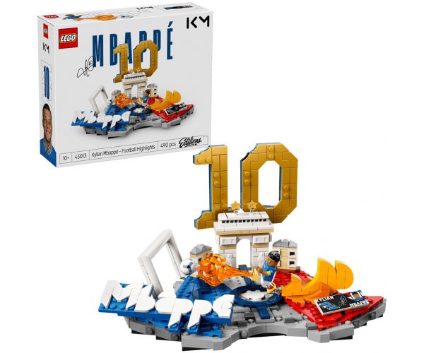 LEGO® Editions: Kylian Mbappé – Cele mai bune momente ale fotbalului (43013)