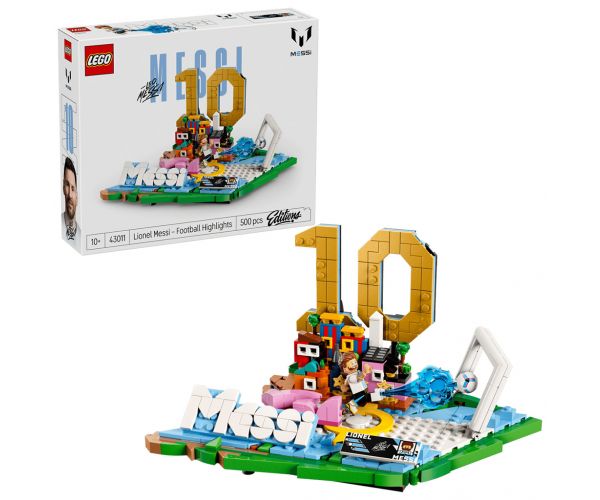 LEGO® Editions: Lionel Messi – Cele mai bune momente ale fotbalului (43011)